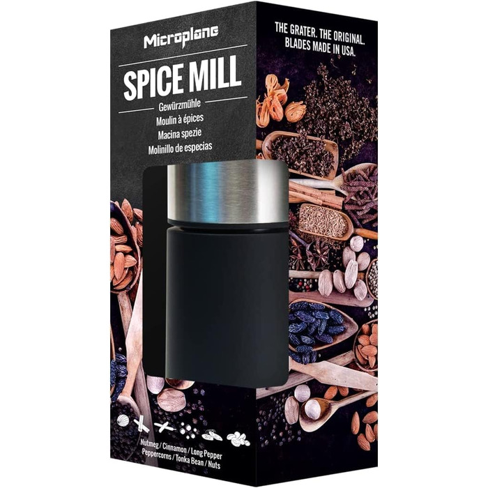 З нержавіючої сталі для мускатного горіха, кориці, бобів тонка, довгого перцю та інших сушених спецій з нержавіючої сталі одинарна