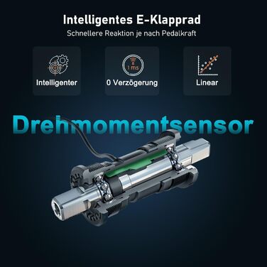 Складаний електровелосипед HANEVEAR H6-Light, електричні велосипеди з датчиком крутного моменту Акумулятор 48 В 14,5 Аг, запас ходу до 120 км Двигун 55 Нм 250 Вт 3,0-дюймовий Fat E-Bike, позашляховий електровелосипед Pedelec для чоловіків та жінок, сірого