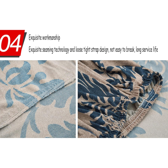 Чохли для 1/2/3/4-місних диванів, чохол для дивана з високоеластичного флісу, захисний чохол для дивана (лише чохол для дивана) (Колір Стиль 19, Розмір Подвійний)