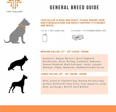 Тактичний нашийник Tacticollar для собак середніх та великих порід, 5,1 см, з ручкою для контролю, нейлон Mil Spec, металевий замок швидкого роз'єму, внутрішня підкладка з неопрену (Розмір M, Оливковий)