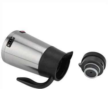 Автомобільний чайник Kuuleyn 1300 мл, автомобільна кружка з нержавіючої сталі з електричним підігрівом, 12 В/24 В з нержавіючої ст