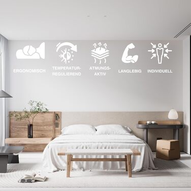 Ортопедична подушка для шиї з гелевою підкладкою з ефектом пам&39яті віскозна подушка для сну на боці та спині ергономічна, приємна для шкіри та миється біла 710x420x150 мм