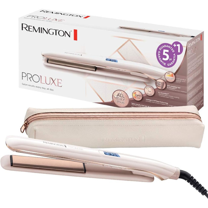 Набір для стайлінгу Remington PROluxe випрямляч S9100 та професійний іонний фен AC9140