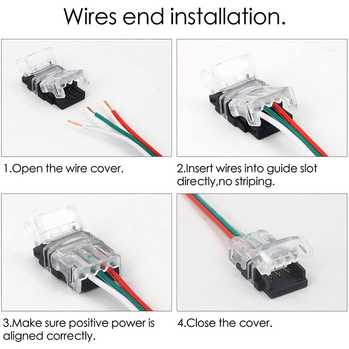 Комплект світлодіодних стрічок 3Pin10 мм 22AWG, RGB світлодіодні стрічки 3-контактні, 3-контактні JST SM Painter до гнізда для світлодіодних стрічок WS2811,2812B