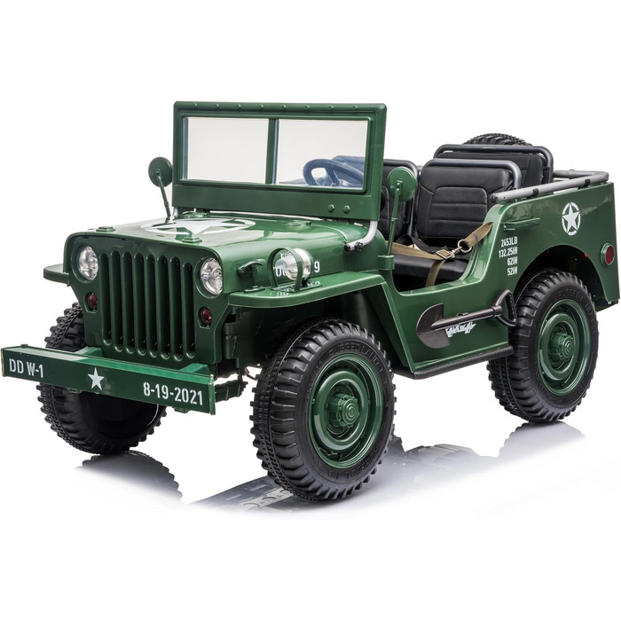 Електромобіль 24 В, 3-місний, з пультом дистанційного керування 2,4 ГГц, 4 x мотор 24 В, 200 Вт, дитячий автомобіль - електромобіл