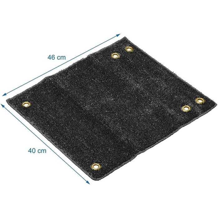 Килимок для автофургона - килимок преміум-класу - килимок для каравану Clean Step - килимок для кемпінгу (чорний)