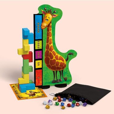 Тривимірна весела головоломка, швидка гра з укладанням плитки для дітей віком від 5 років, дитяча гра, настільна гра, сімейна гра, подарунок на дитячий день народження. Ubongo Junior 3D, 683436 Ubongo Junior 3D