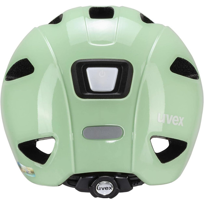Легкий велосипедний шолом для дітей - індивідуальне регулювання розміру - висувний зі світлодіодним підсвічуванням 45-50 см м'ятно