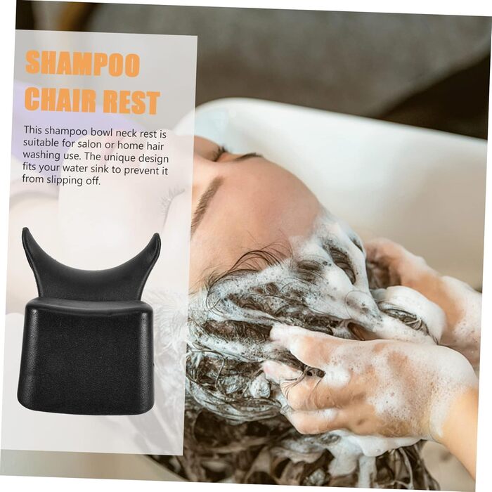 Подушка для миття голови Angoyily, салонна подушка для шиї, подушка для шиї, шампунь, спа-підтримка шиї, підтримка шампуню, підтримка шиї, миття волосся, подушка для шиї, практична PU-ванна для умивальника 23x15 см