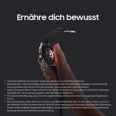 Розумний годинник Samsung Galaxy Watch8 Classic, фітнес-годинник та фітнес-трекер, гібридний ремінець та носимий дисплей, обертовий безель, 64 ГБ пам&39яті, 46 мм, Bluetooth, чорний, 3-річна гарантія виробника