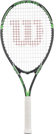 Тенісна ракетка Wilson Tour Slam Adult 27" 312 г L2 (4¼") сіро-зелена V-Matrix XL голова 110" для початківців та рекреаційних гравців офіційний Wilson USA оригінал 2025