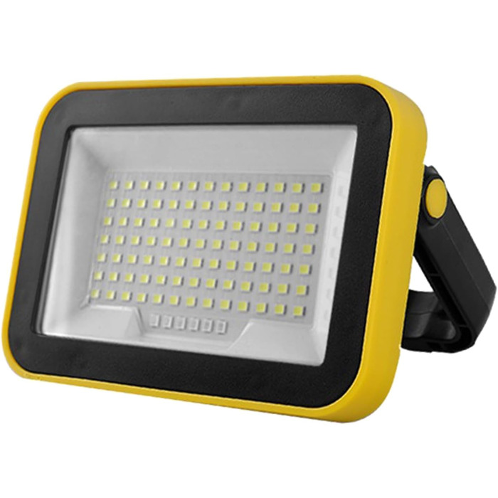 Багатофункціональний світлодіодний будівельний ліхтар із водонепроникним класом захисту IPX4 та акумулятором ємністю 2000 мАг для застосування на вулиці та всередині приміщень. Портативний будівельний ліхтар.