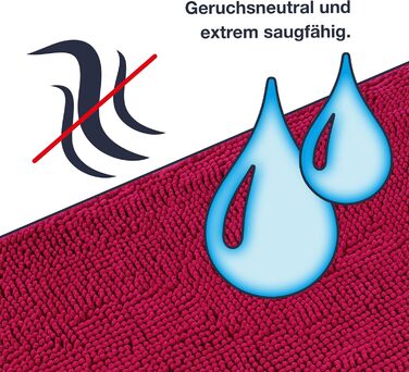 Комплект килимків для ванної WohnDirect, 2 шт. - Бензиновий, 45 x 45 см, з вирізом для унітазу - Нековзний та миється - Килимок для ванної, Килимок для ванної, Килимок для унітазу, 45 x 45 см з вирізом для унітазу (2 шт.), Бензиновий