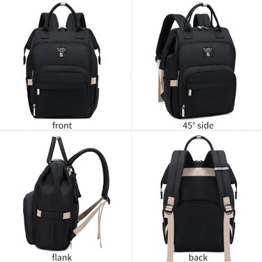 Пеленальний рюкзак стильний пеленальний рюкзак з пеленальним килимком багатофункціональний водовідштовхувальний рюкзак великої міс