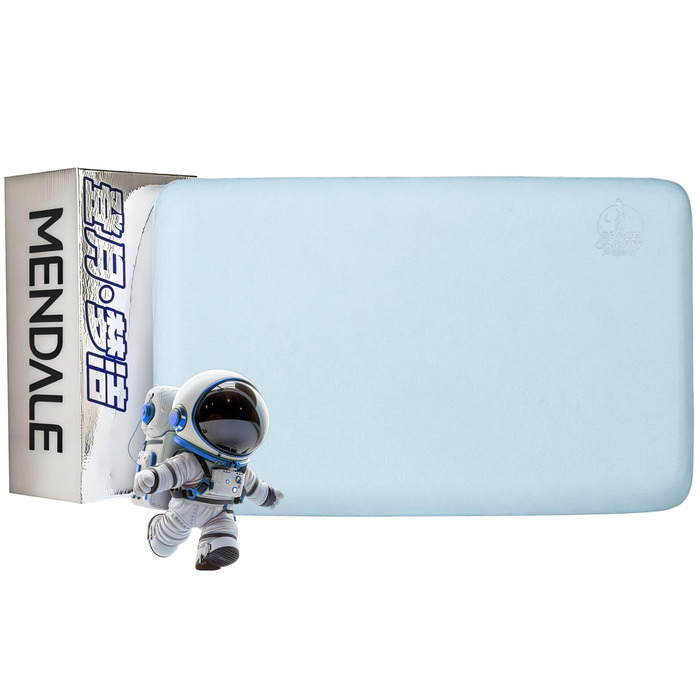 Подушка з піни з ефектом пам&39яті - Ергономічна подушка для шиї, подушка для голови для полегшення болю в шиї - Дихаюча та гіпоалергенна для всіх положень сну - 42x70x8 см Синього кольору