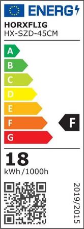 Світлодіодне освітлення для акваріума HORXFLIG 18 Вт, акваріумне освітлення 45 см з висувним кронштейном, регульований таймер, регульована яскравість, що використовується для акваріумів 45-60 см з прісноводними резервуарами