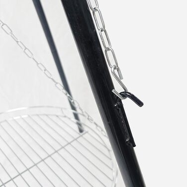 Набір для грилю та приготування на відкритому повітрі штатив-тринога з телескопічною конструкцією, решітка для грилю, гак для підвішування, велика площа для приготування