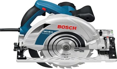Професійна циркулярна пила Bosch GKS 85 G (у комплекті 1 пиляльний диск, Optiline Wood, 235 x 30/25 x 2,8 мм, 24, шестигранний клю