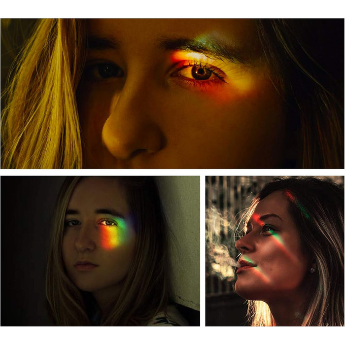 З 1/4 дюйма, створення світлового ефекту веселки для навчання фотоапарата з обєктивом світлового спектру Фотограф