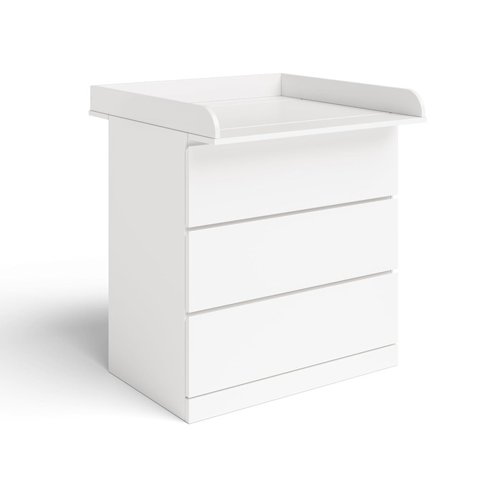 Насадка для пеленального столика BELLABINO Oti Насадка для пеленального столика для комодів Malm, Hemnes, Nordli високоякісна насадка для пеленального столика білого кольору стандарт 10 x 74 x 80 см