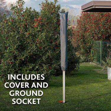 Сушарка для білизни Vileda Sun-Lift Compact, довжина мотузок 40 м, сіра