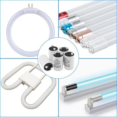 Стартер для люмінесцентних ламп 4-65 Вт стартер longlife ST111 220-240 В стартер для люмінесцентної лампи люмінесцентної лампи, 12 шт.