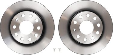 Комплект гальмівних дисків TRW DF4271 (2 шт.) для VW Rabbit V (1K1) 2003-2010, задня вісь та інші моделі