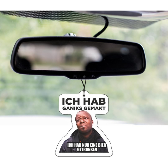 Дерево аромату з мотивом я зробив гаників, автомобільний дозатор аромату смішний, дерево аромату тюнінг автомобіля, автомобільний