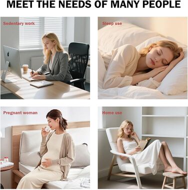 Подушка для підняття ніг, валик для колін та подушка для ніг з піни з ефектом пам&39яті, ергономічна подушка для положення колін та ніг, подушка для колін для тих, хто спить на боці (темно-сіра)