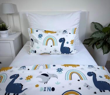 Дитяча постільна білизна Theonoi постільна білизна для малюків дитяче ліжечко в комплекті підковдра 100x135 та наволочка 40x60 з б