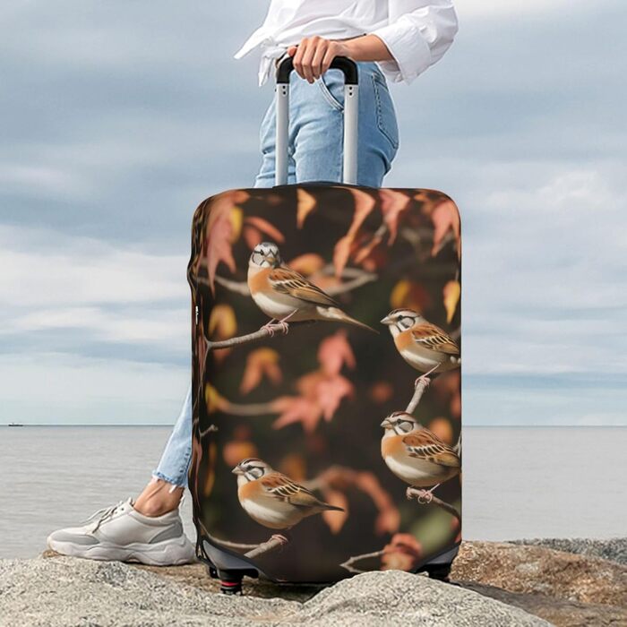 Чохол для валізи Sparrow, міцний захист, підходить для багажу розміром 45,7 - 81,3 см, малий, Чорний