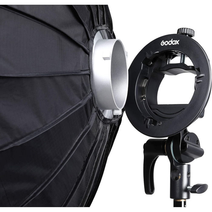 Адаптер Godox S2 для роз'єму Bowens з Softbox SB8080