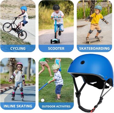 Дитячий велосипедний шолом Дитячий шолом для фігуристів Регульований шолом для 3 років хлопчик CE сертифікація для велосипеда само
