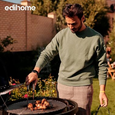Набір аксесуарів для гриля Edihome, 25 предметів, професійний набір із нержавіючої сталі в кейсі, преміум-подарунок для чоловіків