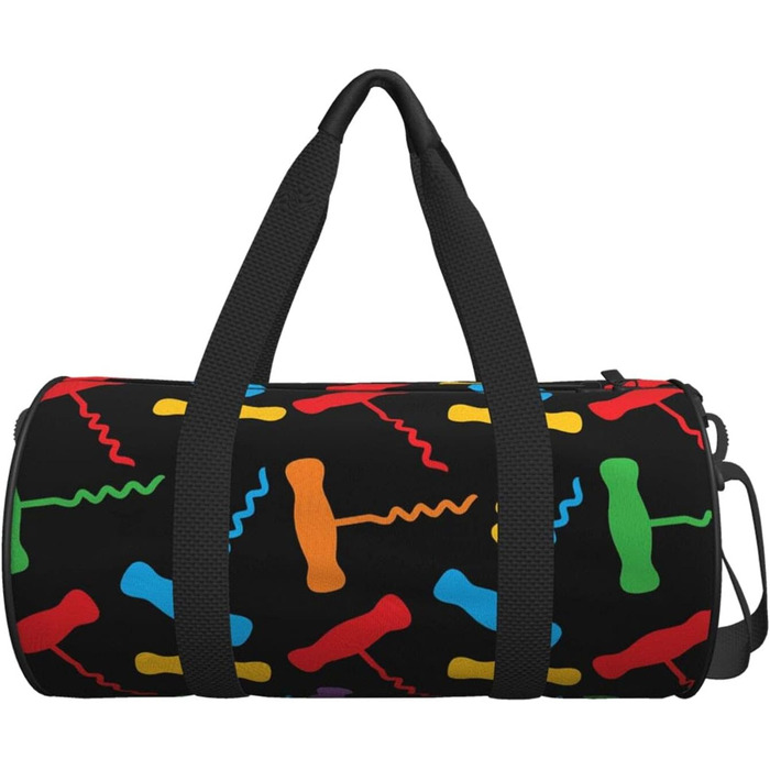 Яскраві сумки-мішки для подорожей, спорту та фітнесу з безшовним малюнком, велика сумка для покупок, дорожні та вихідного дня для чоловіків та жінок