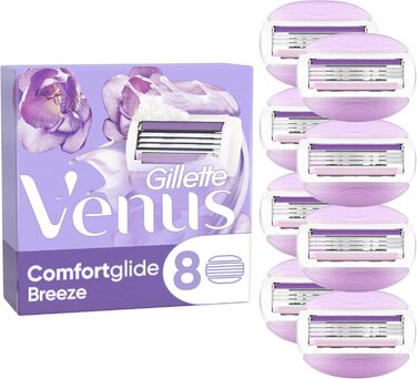 Леза для бритви VENUS Gillette Venus Breeze, 8 шт. (1 упаковка)