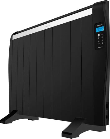 Електричний обігрівач Cecotec ReadyWarm 2100 Thermal Black, 10 секцій, 1500 Вт, з пультом ДК, LCD-дисплеєм, таймером та регулюванням температури, площа обігріву до 20 м
