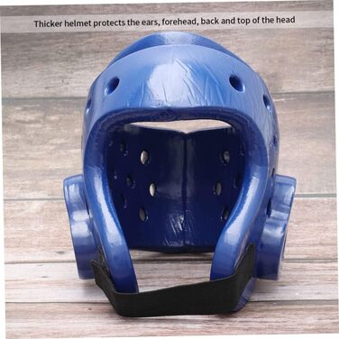 Захист голови для боксу, кікбоксингу, бойової підготовки, захисне спорядження, захист голови для регбі, захист голови для боксу, захист голови для боксу, захист голови для дорослих та дітей, синій, XL