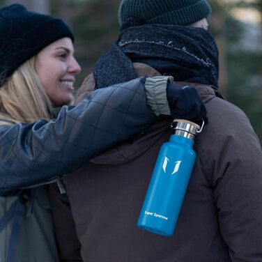 Питна пляшка Super Sparrow з нержавіючої сталі - 350 мл, 500 мл, 620 мл, 750 мл, 1л - Герметична колба-термос, пляшка для води без