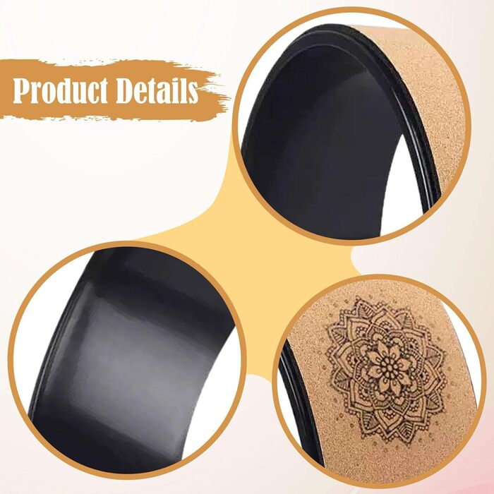 Колесо, ролик для спини, допоміжний розтяжний ролик для пілатесу, для використання в приміщенні