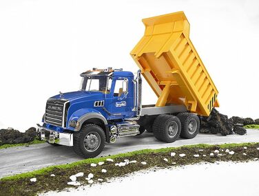 Вантажівка Mack Granite з кузовом-самоскидом - масштаб 116 вантажівка вантажівка транспортер вантажівка будівельний автомобіль будівельний майданчик, 02815 -