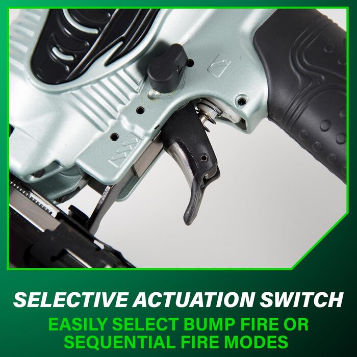 Набір цвяхозабивачів Metabo HPT для фінішної обробки Пневматичні цвяхозабивачі Metabo HPT 16 калібру Підходить для фінішних цвяхів