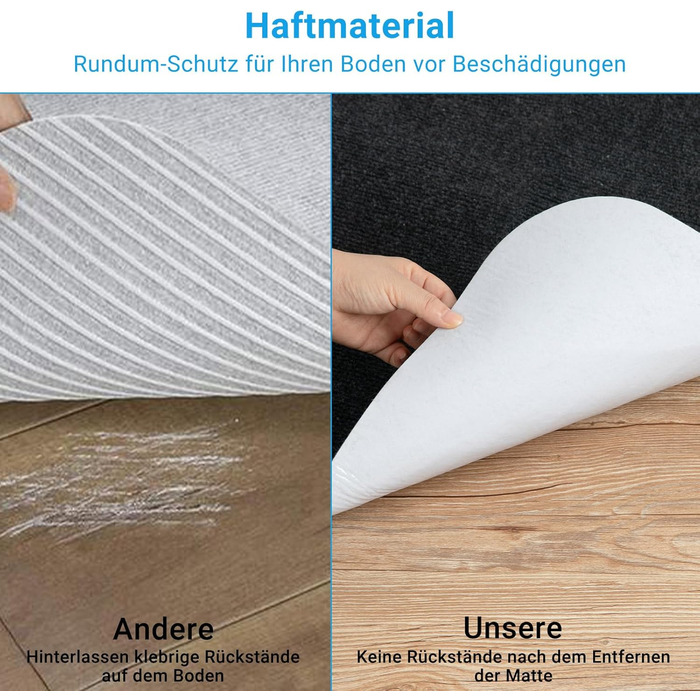 Килимок для підлоги COSYLAND, килимок для стільця, килимок для офісного стільця, багатофункціональний килимок для стільця, офісний килимок для дому та офісу, чорний