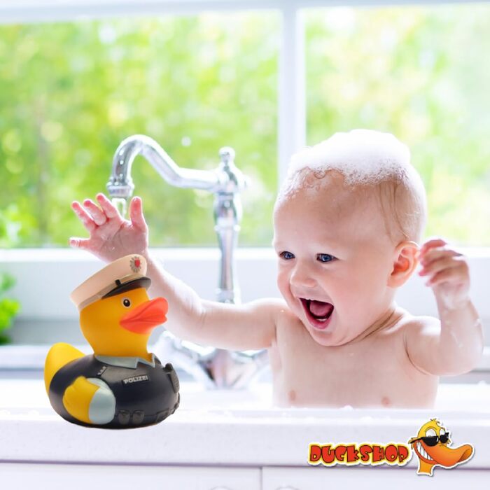 Поліція гумова качка I Поліція писклява качка I Поліція писклява качка I Іграшка для купання для дітей