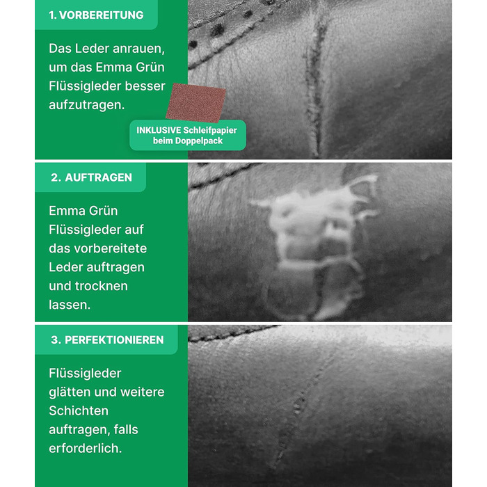 Видалення шкіряних подряпин для тріщин і (опіків) отворів - Набір для ремонту шкіри - Набір для догляду за шкірою для дивана та ав