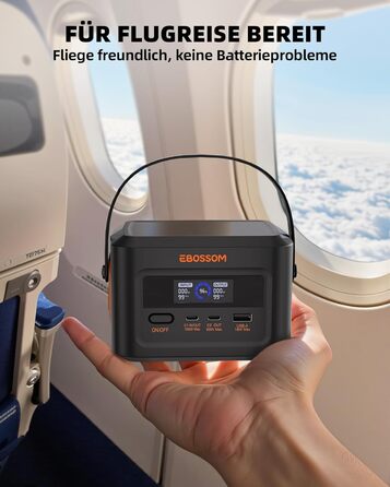 Портативна електростанція H100, сонячний генератор, портативний акумуляторний генератор з РК-дисплеєм. Швидка зарядка LiFePO4 акумулятора ємністю 99,2 Втгод, 3-портовий портативний резервний акумулятор потужністю 120 Вт, для автофургонів та як аварійний г