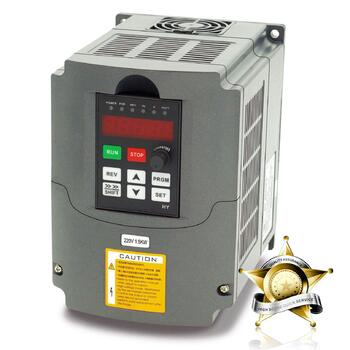 Привід зі змінною частотою (ЧРП), комп&39ютеризоване числове програмне забезпечення (ЧПК), інверторний перетворювач двигуна, для шпиндельного двигуна, регулювання швидкості, серія Huanyang HY (220 В/1,5 кВт) 220 В (1,5 кВт/2 л.с.)