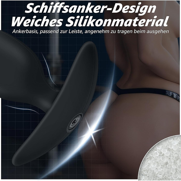 Фалоімітатор Defomy надувний, зі сталевими кульками та магнітною системою, регульований