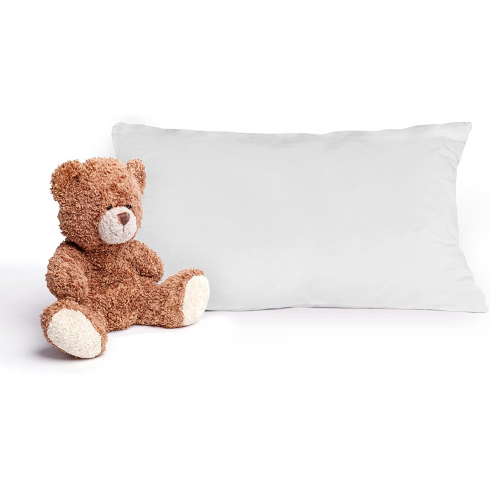 Дитяча подушка Irisette Bambino - Зроблено в Німеччині - Подушка з чохлом з чистої бавовни, 40 x 60 см, текстиль перевірений на вм