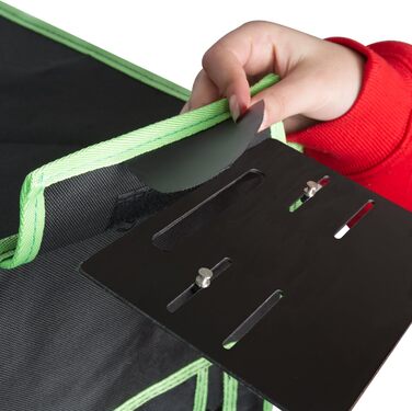 Тент для вирощування рослин у приміщенні чорний-зелений Гроубокс, домашнє вирощування, гроушафа Тент для розсади, рослинний намет, теплиця для вирощування, кімнатний сад 60x60x120 см, 60x60x120